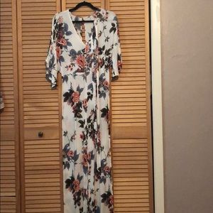 Floral flowy jumpsuit